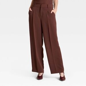 NWT A New Day Women's Chocolate Brown Trousers